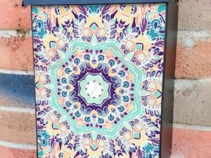 Beautiful Bohemian Mandala #9 Colonial Mailbox Cover