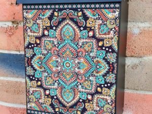 Beautiful Bohemian Mandala #10 Colonial Mailbox Cover