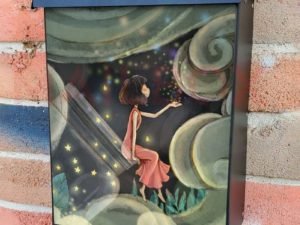 Collecting Fireflies Colonial Mailbox Cover