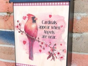 Beautiful Cardinal Design Colonial Mailbox Cover