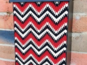 Aztec Folk Pattern #2 Colonial Mailbox Cover