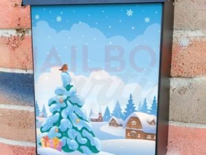 Beautiful Winter Morning #2 Colonial Mailbox Cover