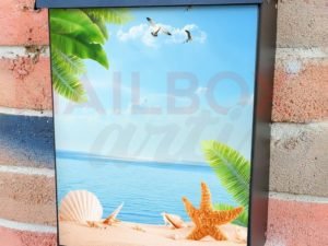 Tropical Holiday Colonial Mailbox Cover