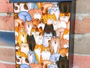 Cute Funny Cats Colonial Mailbox Cover