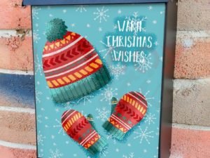 Warm Winter Wishes Colonial Mailbox Cover