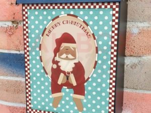 Santa is Waiting for Christmas Colonial Mailbox Cover