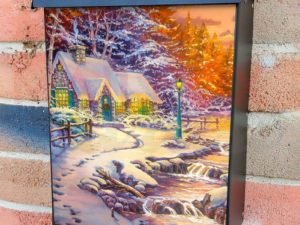 Little River Cottage Colonial Mailbox Cover