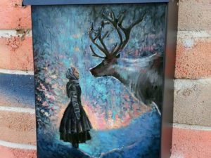 Best Winter Friends Colonial Mailbox Cover