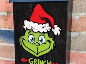 Happy Grinch-mas! Colonial Mailbox Cover