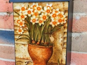 Beautiful Daffodils #2 Colonial Mailbox Cover