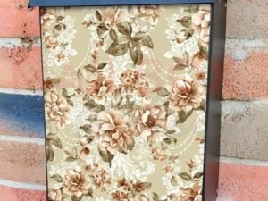 Vintage Flower Design Colonial Mailbox Cover