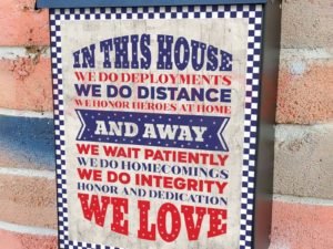 American USA Patriot Word Art Colonial Mailbox Cover