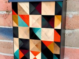 Beautiful Abstract Design #1 Colonial Mailbox Cover