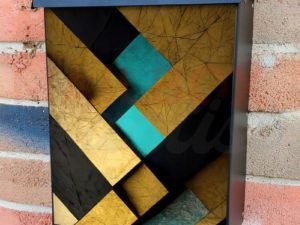 Beautiful Abstract Design #4 Colonial Mailbox Cover