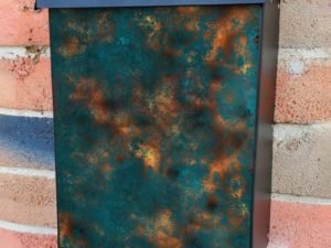 Blue Patina Design Colonial Mailbox Cover