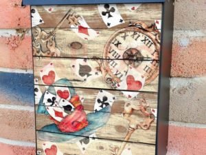 Alice in Wonderland Pattern #2 Colonial Mailbox Cover