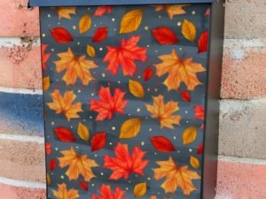 Orange and Yellow Leaves Colonial Mailbox Cover