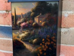 Summer Evening in Provence Colonial Mailbox Cover