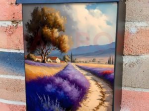 Summer in Provence #4 Colonial Mailbox Cover