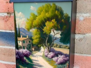 Summer in Provence #7 Colonial Mailbox Cover