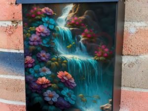 The Waterfall of Hope #1 Colonial Mailbox Cover