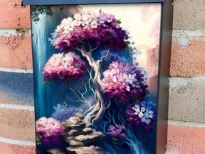 Magical Tree Colonial Mailbox Cover