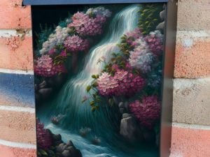 The Waterfall of Hope #3 Colonial Mailbox Cover