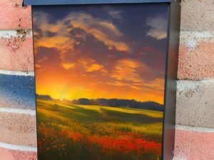 Flowers of the Meadow Colonial Mailbox Cover