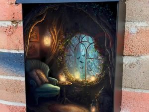 Cozy Hobbit Home Colonial Mailbox Cover