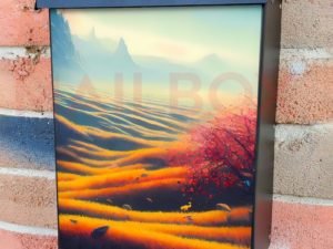 In the Shadow of the Hill Colonial Mailbox Cover