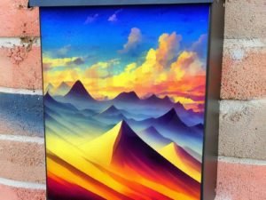 Hills Of Gabon, Africa Colonial Mailbox Cover