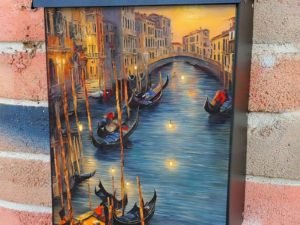 Evening Light in Venice Colonial Mailbox Cover