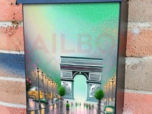 Arc de Triomphe Colonial Mailbox Cover