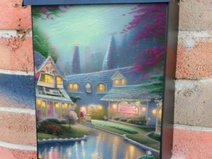 Beautiful Country Houses Colonial Mailbox Cover