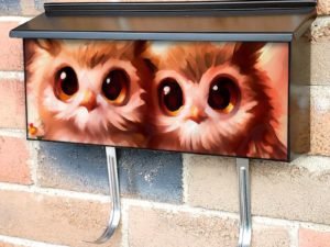 Cute Owl Couple Townhouse Mailbox Cover