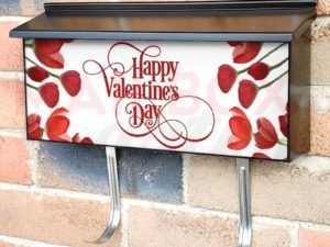 Valentine's Day Tulips Townhouse Mailbox Cover