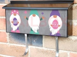 Happy Easter Gnomes #2 Townhouse Mailbox Cover