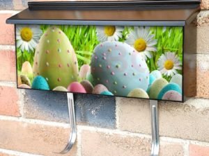 Easter Eggs and Daisies Townhouse Mailbox Cover