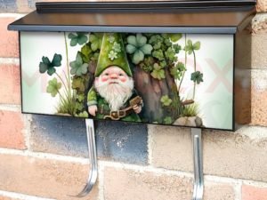 St. Patrick Day Gnome #3 Townhouse Mailbox Cover