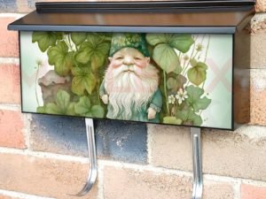 St. Patrick Day Gnome #4 Townhouse Mailbox Cover