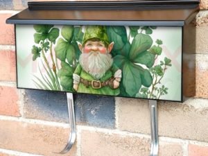St. Patrick Day Gnome #8 Townhouse Mailbox Cover