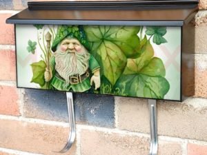 St. Patrick Day Gnome #9 Townhouse Mailbox Cover