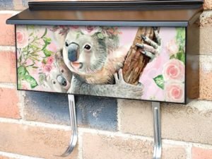 Mom and Baby Koalas Townhouse Mailbox Cover