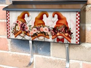 Summer with my Gnomies Townhouse Mailbox Cover