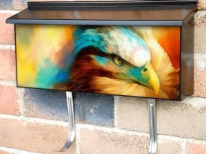 Eagle with Dreamcatcher #1 Townhouse Mailbox Cover