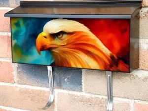 Beautiful Native Eagle Townhouse Mailbox Cover