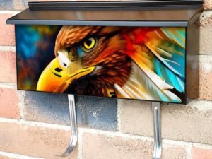 Eagle with Dreamcatcher #3 Townhouse Mailbox Cover