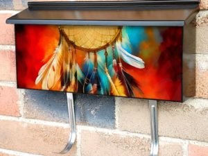 Colorful Dreamcatcher #1 Townhouse Mailbox Cover