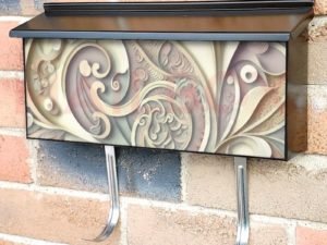 Elegant Paisley Design #1 Townhouse Mailbox Cover