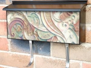 Elegant Paisley Design #2 Townhouse Mailbox Cover